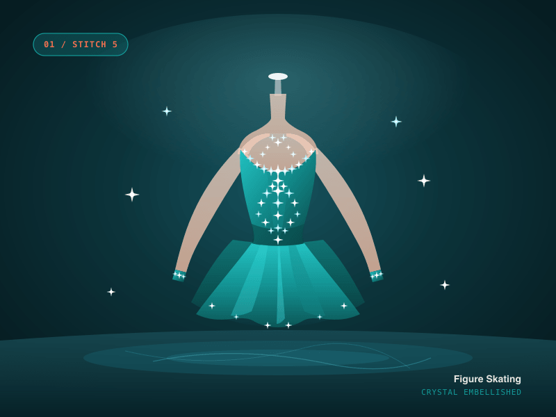 Figure-skating outfit by Stitch 5